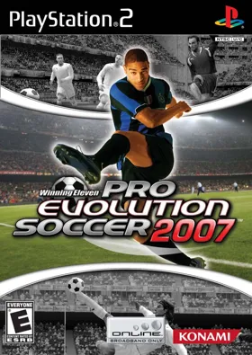 Winning Eleven - Pro Evolution Soccer 2007 box cover front